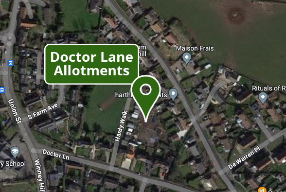 Doctor Lane Allotments map marker