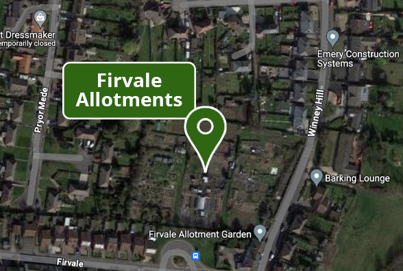 Firvale map marker